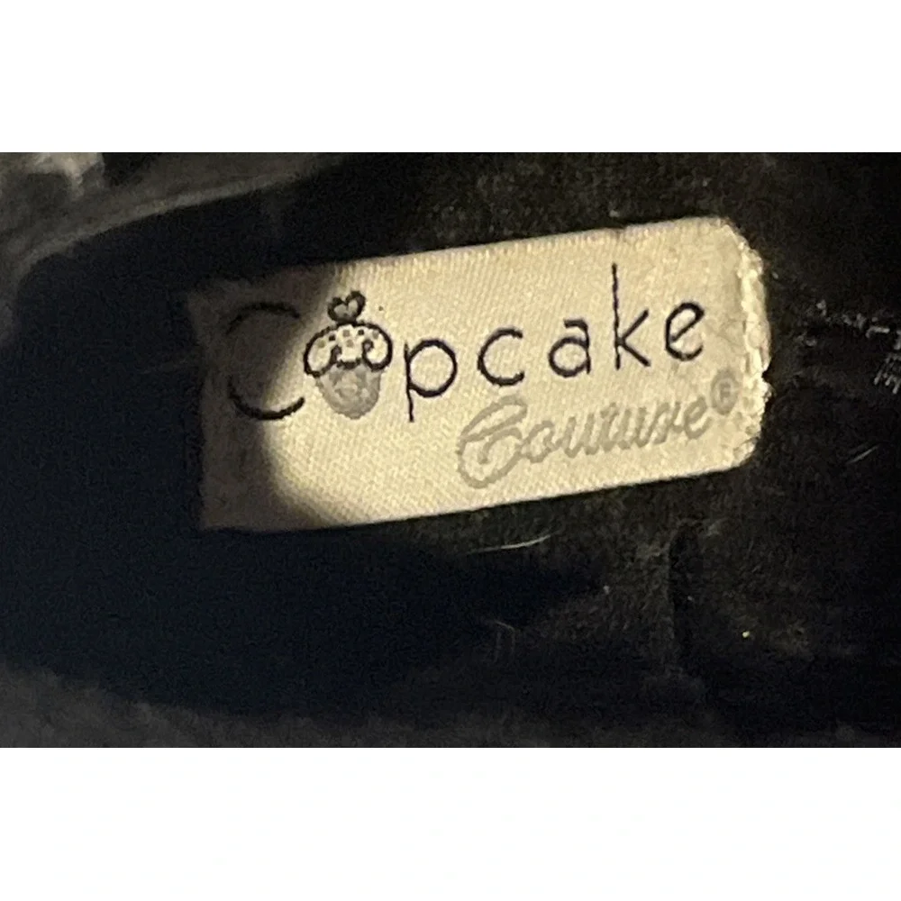 Girls Black Boots Combat Style Size 7 Lil Jett by Cupcake‎ Couture